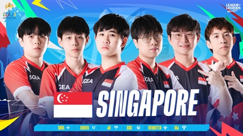 Tốc Chiến Singapore công bố đội hình dự SEA Games 2023